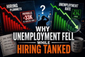 Unemployment Fell While Hiring Tanked: The Jobs Report Paradox — cover art